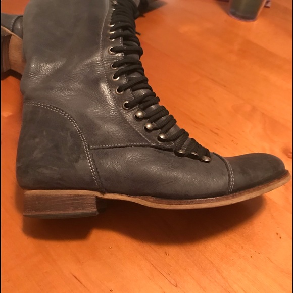 Steve Madden “Perrin” tall lace up boots - Picture 4 of 7